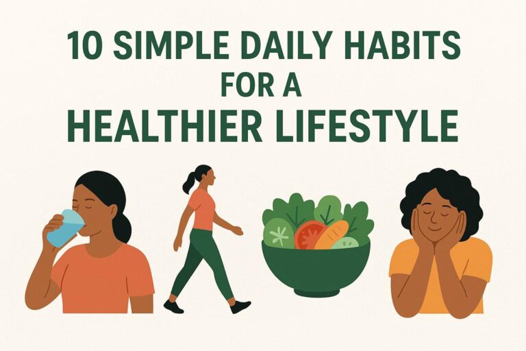10 Daily Habits for a Healthier Lifestyle