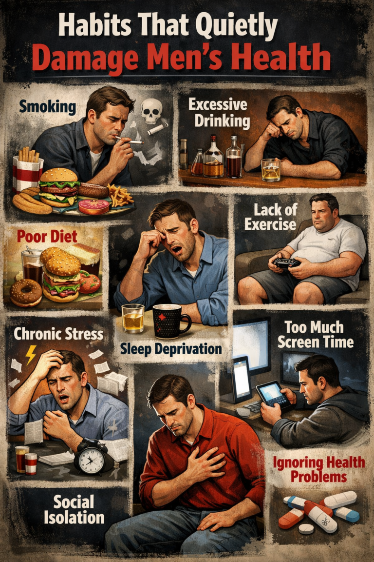 Everyday Habits That Quietly Damage Men’s Health